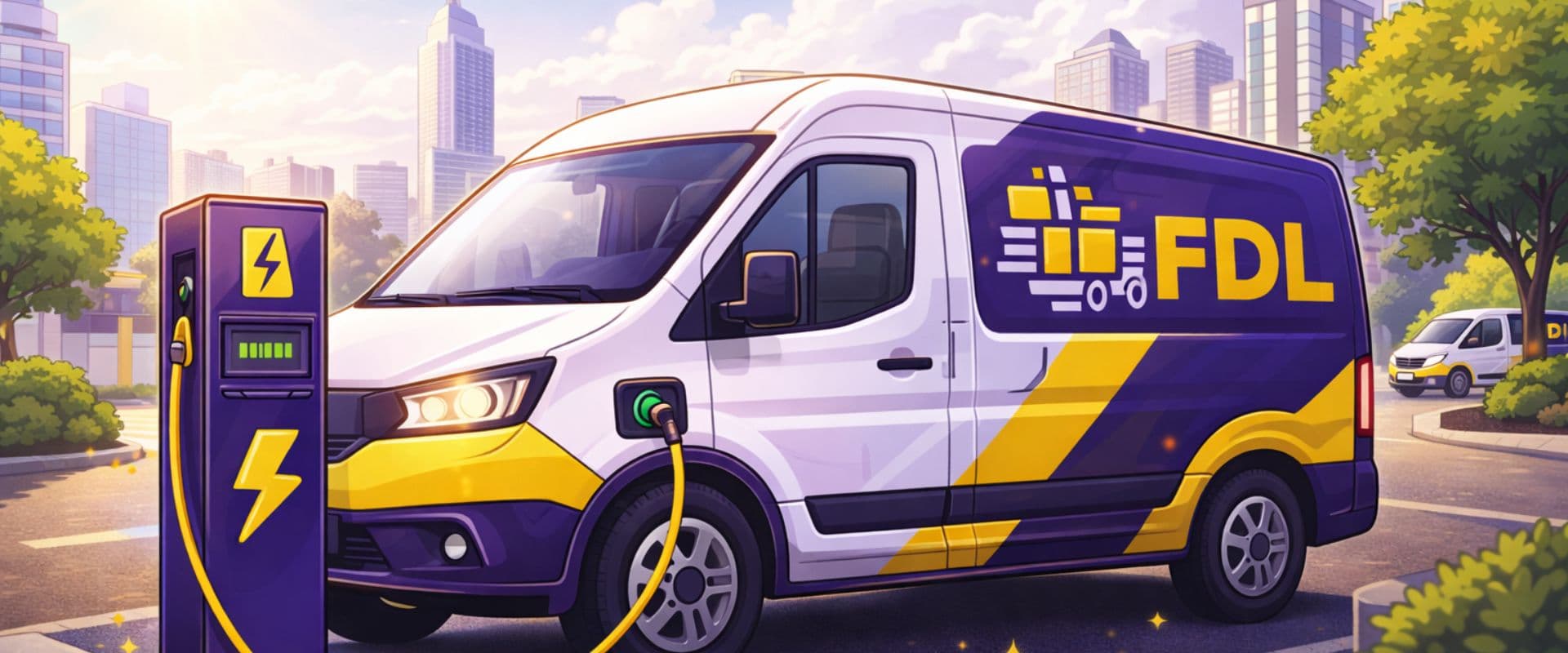 Electric fleet and sustainable delivery